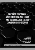 Cover: Coatings, Functional and Structural Materials and Materials for Energy Conversion and Storage - Trans Tech Publications Ltd