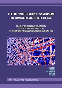 Enlarge image Cover: The 18th International Symposium on Advanced Materials (ISAM) - Trans Tech Publications Ltd