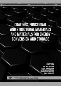 Abbildung von: Coatings, Functional and Structural Materials and Materials for Energy Conversion and Storage - Trans Tech Publications Ltd