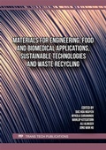 Cover: Materials for Engineering, Food and Biomedical Applications, Sustainable Technologies and Waste Recycling - Trans Tech Publications Ltd