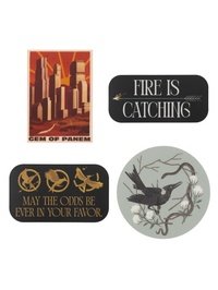 Enlarge image Cover: The Hunger Games: Assorted Stickers - Sticker Set of 4 - Out of Print Clothing