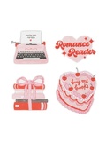 Cover: Romance Reader Stickers - Sticker Set of 4 - Out of Print Clothing