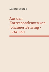 Abbildung von: Aus den Korrespondenzen von Johannes Benzing 1934-1991 - BoD - Books on Demand