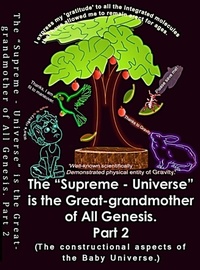 Cover of  The "Supreme - Universe" is the Great-grandmother of All Genesis, Part 2. The constructional aspects of the Baby Universe. (6, #2) - Bijon Karmakar