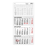 Abbildung von: Trötsch Dreimonatskalender Drei-Monatskalender 2026 - Trötsch Verlag GmbH & Co. KG