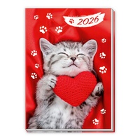 Abbildung von: Trötsch Taschenkalender A7 Katze 2026 - Trötsch Verlag GmbH & Co. KG