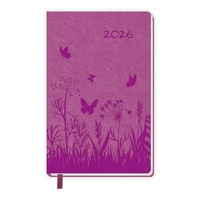 Abbildung von: Trötsch Taschenkalender A6 Soft Touch Blumen 2026 - Trötsch Verlag GmbH & Co. KG