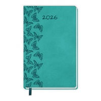 Abbildung von: Trötsch Taschenkalender A6 Soft Touch Schmetterlinge 2026 - Trötsch Verlag GmbH & Co. KG