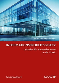 Abbildung von: Informationsfreiheitsgesetz - Manz