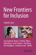 Cover: New Frontiers for Inclusion - Springer
