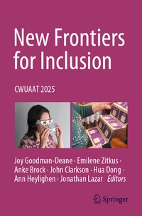 Enlarge image Cover: New Frontiers for Inclusion - Springer