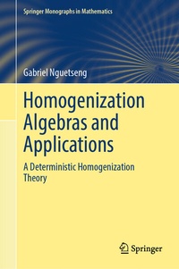 Abbildung von: Homogenization Algebras and Applications - Springer