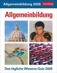 Abbildung von: Allgemeinbildung Tagesabreißkalender 2026 - Das tägliche Wissens-Quiz - Harenberg