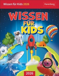 Abbildung von: Wissen für Kids Tagesabreißkalender 2026 - Harenberg
