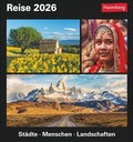 Cover: Reise Tagesabrei&szlig;kalender 2026 - Kulturkalender - St&auml;dte, Menschen, Landschaften - Harenberg
