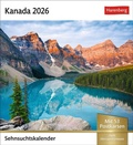 Cover: Kanada Sehnsuchtskalender 2026 - Wochenkalender mit 53 Postkarten - Harenberg