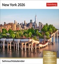 Cover: New York Sehnsuchtskalender 2026 - Wochenkalender mit 53 Postkarten - Harenberg