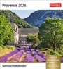 Cover: Provence Sehnsuchtskalender 2026 - Wochenkalender mit 53 Postkarten - Harenberg