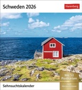 Cover: Schweden Sehnsuchtskalender 2026 - Wochenkalender mit 53 Postkarten - Harenberg