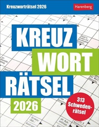 Abbildung von: Kreuzworträtsel Tagesabreißkalender 2026 - Harenberg