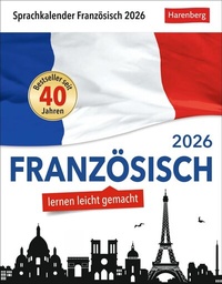 Abbildung von: Französisch Sprachkalender 2026 - Französisch lernen leicht gemacht - Tagesabreißkalender - Harenberg