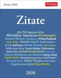 Abbildung von: Zitate Tagesabreißkalender 2026 - Harenberg