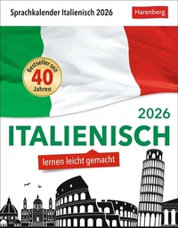 Abbildung von: Italienisch Sprachkalender 2026 - Italienisch lernen leicht gemacht - Tagesabreißkalender - Harenberg