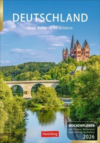 Abbildung von: Deutschland Wochenplaner 2026 - Eine Reise in 53 Bildern - Harenberg