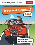 Cover: Ist es wahr, dass ...? Tagesabrei&szlig;kalender 2026 - Alltagswissen auf dem Pr&uuml;fstand - Harenberg