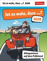 Abbildung von: Ist es wahr, dass ...? Tagesabreißkalender 2026 - Alltagswissen auf dem Prüfstand - Harenberg