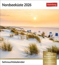 Cover: Nordseek&uuml;ste Sehnsuchtskalender 2026 - Wochenkalender mit 53 Postkarten - Harenberg