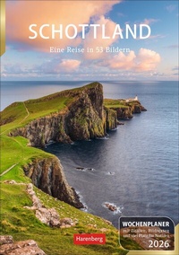 Abbildung von: Schottland Wochenplaner 2026 - Eine Reise in 53 Bildern - Harenberg