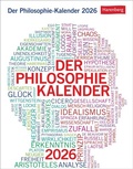 Cover: Der Philosophie-Kalender Tagesabrei&szlig;kalender 2026 - Harenberg