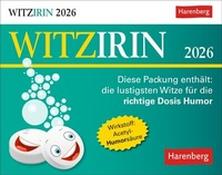 Abbildung von: Witzirin Tagesabreißkalender 2026 - Diese Packung enthält: die lustigsten Witze für die tägliche Dosis Humor - Harenberg