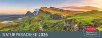 Abbildung von: Naturparadiese Premium-Tischplaner 2026 - Wochenkalender mit 53 Fotografien - Harenberg
