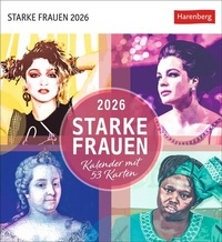 Abbildung von: Starke Frauen Postkartenkalender 2026 - Kalender mit 53 Karten - Harenberg
