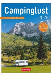 Abbildung von: Campinglust Wochen-Kulturkalender 2026 - 53 unvergessliche Touren - Harenberg