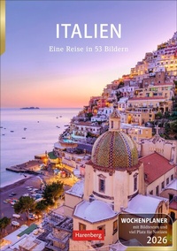 Abbildung von: Italien Wochenplaner 2026 - Eine Reise in 53 Bildern - Harenberg