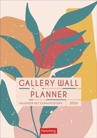 Abbildung von: Gallery Wall Planner Wochenplaner 2026 - Kalender mit 53 Minipostern - Harenberg