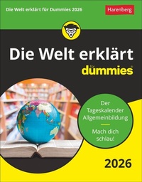 Abbildung von: Die Welt erklärt für Dummies Tagesabreißkalender 2026 - Harenberg