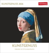 Abbildung von: Kunstgenuss Postkartenkalender 2026 - Kalender mit 53 Kunstpostkarten - Harenberg