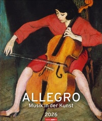 Abbildung von: Allegro - Musik in der Kunst Kalender 2026 - Weingarten