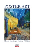Cover: Poster Art Kalender 2026 - Monet, Van Gogh, Matisse, Kandinsky - Weingarten