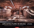 Cover: Architecture in Music Kalender 2026 - Musikinstrumente von innen - Weingarten