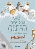 Cover: We are the Ocean - Wir sind der Ozean - Malbuch f&uuml;r Kinder - Verlag Ludwig