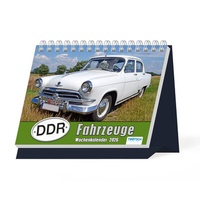 Abbildung von: Trötsch Aufstellwochenkalender DDR Fahrzeuge 2026 - Trötsch Verlag GmbH & Co. KG
