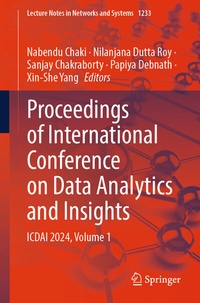 Enlarge image Cover: Proceedings of International Conference on Data Analytics and Insights - Springer