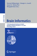 Cover: Brain Informatics - Springer Nature Switzerland AG