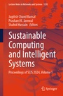 Cover: Sustainable Computing and Intelligent Systems - Springer