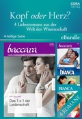 Cover: Kopf oder Herz? - 4 Liebesromane aus der Welt der Wissenschaft - CORA Verlag